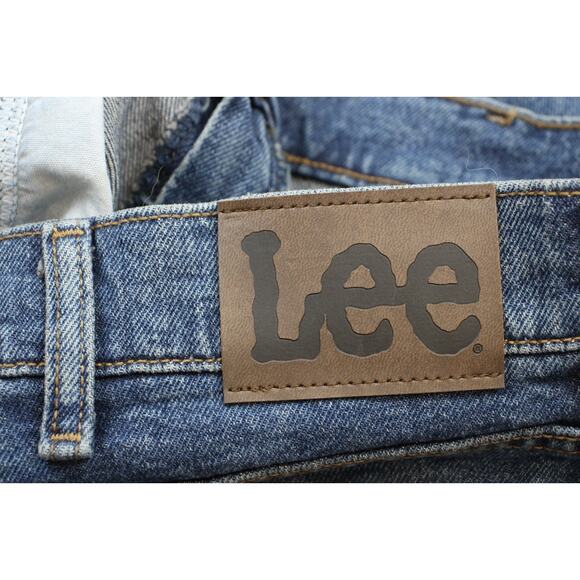 Lee Jeans Mens 36 X 32 Blue Denim Stretch Relaxed Fit Straight Leg - Picture 5 of 8